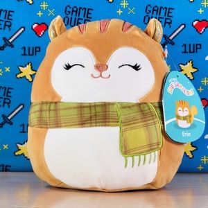 Squishmallow Erin the Squirrel 7" UltraSoft Stuffed Animal Toy Plush NWT